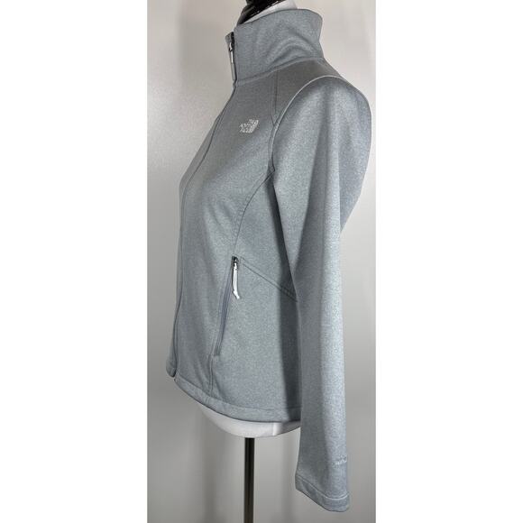 The North Face Women's Windwall Soft Shell Jacket, Gray, Small - Picture 5 of 13
